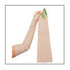 Fingerless Glove- TL0201 bone leather/lime lining