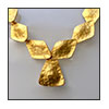 vintage necklace-kenneth lane gold detail