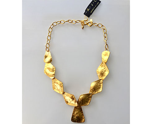 vintage-kenneth lane gold-tone necklace
